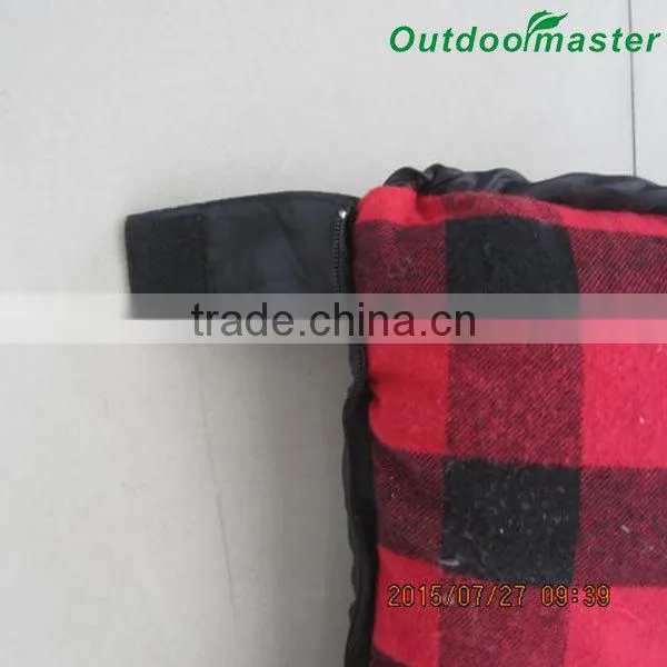 Factory Production Portable Comfortable Blue Fabric Down Sleeping Bag photo-4