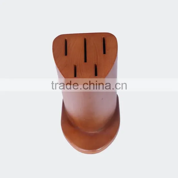 Small Standing Bamboo Wooden Knife Holder photo-2
