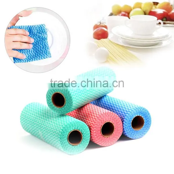 Household Kitchen Cleaning Spunlace Nonwoven Wipes photo-2