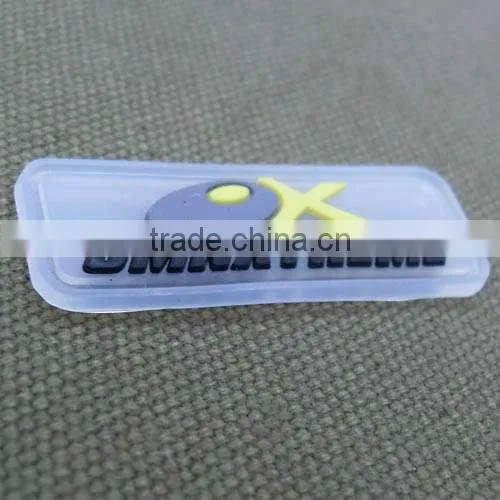 Qingdao Direct Factory High Quality Custom 3D Soft PVC Rubber Patches Transparent Rubber Label photo-2