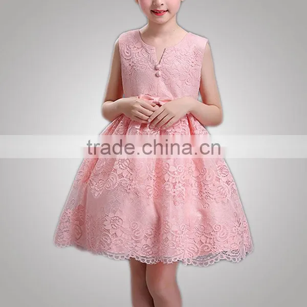 Young Ladies Fashion Design Classic Look Fashion Kid Party Wear Dress For Girl photo-2