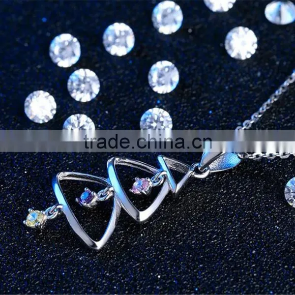 Christmas Gift 925 Sterling Silver CZ Christmas Pendant photo-3