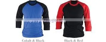 Men t - Shirt 3/4 Sleeve Raglan Baseball, 100% Cotton photo-3