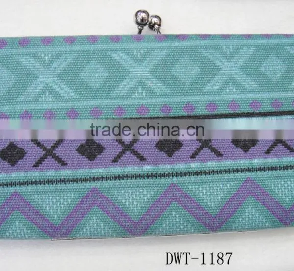 Fashion Hot Designer Lady Cotton Canvas Card Holder photo-2