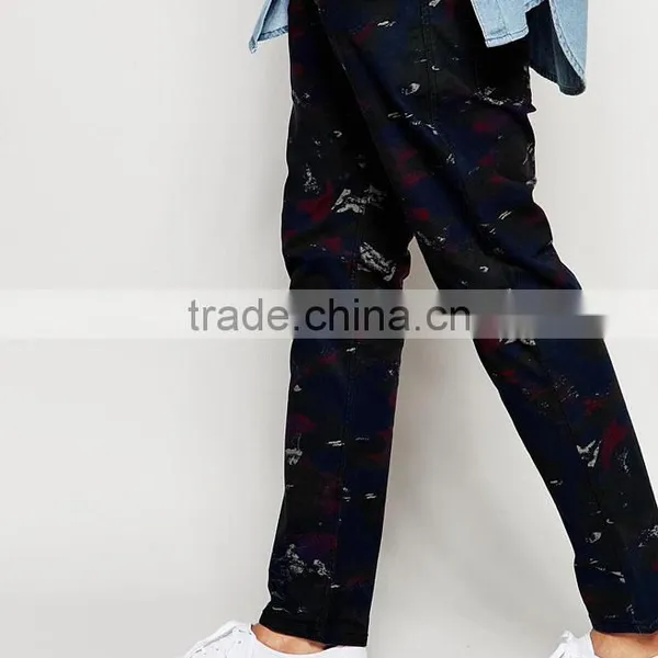 All Over Print Custom Made Pantalones Jeans Men From China photo-4