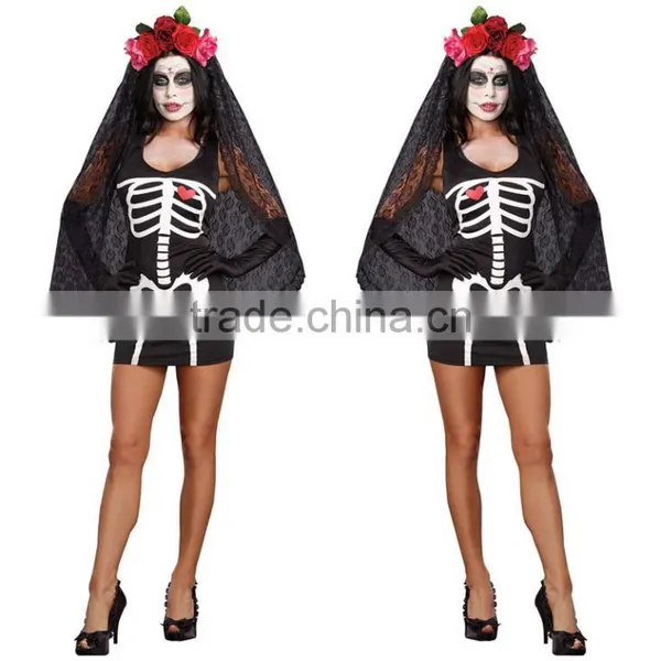 Fancy Halloween Witch Dress Party Cosplay Costumes Bulk China Wholesale photo-2