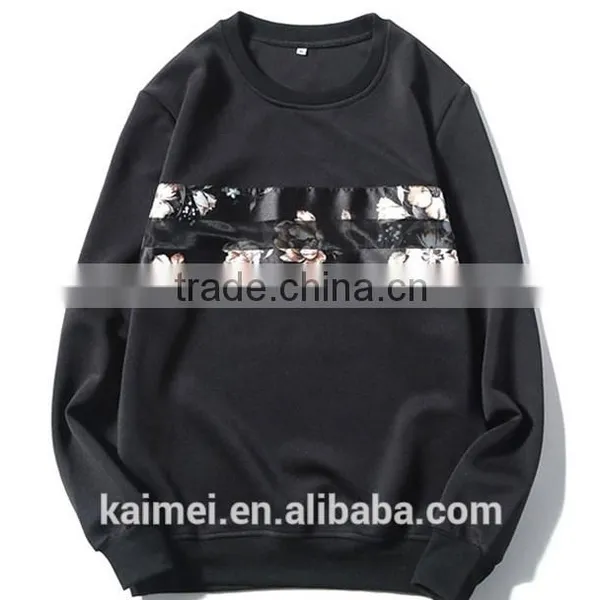 Eco-friendly Quick Dry Hot Design Factory Produced Best-selling High Quality Pocket Sweatshirt no Hood CVC(80/20) photo-3