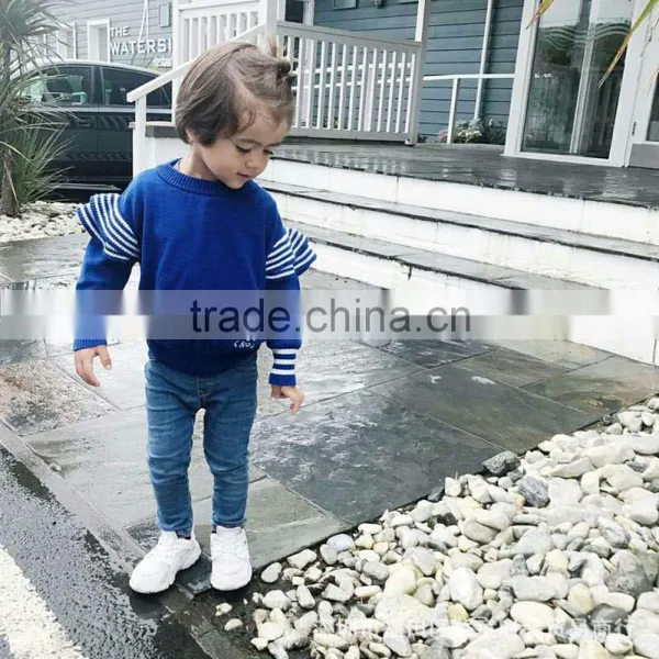 S17681A Autumn Knitted Pattern Kids Pullover Sweater For Kids photo-2