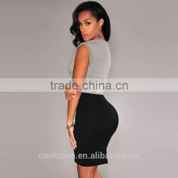 Women Draped Asymmetric High Waist Party Clubwear Pleated Bodycon Mini Skirt photo-4