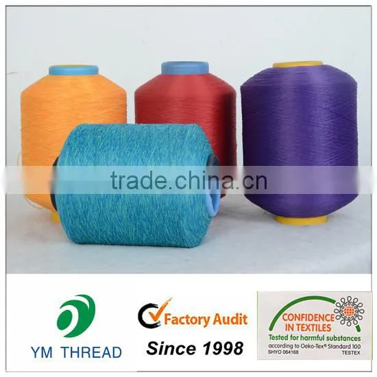 High Stretch Socks Yarn 20D/150D/1 Spandex Single Covered Polyester Yarn photo-4