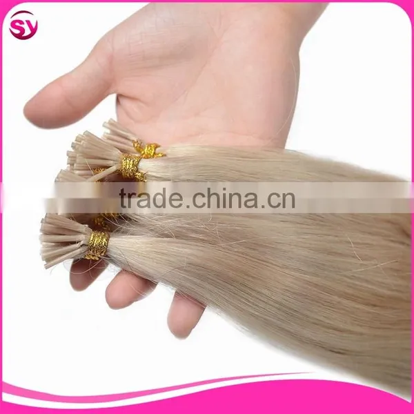 New Arrival Brazilian Pre Bonded I Tip Hair Cold Fusion Hair Extensions photo-5