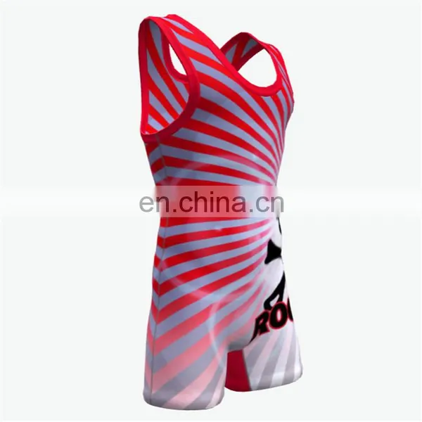 Sublimated Cool Cheap Wrestling Singlets for Sale photo-2