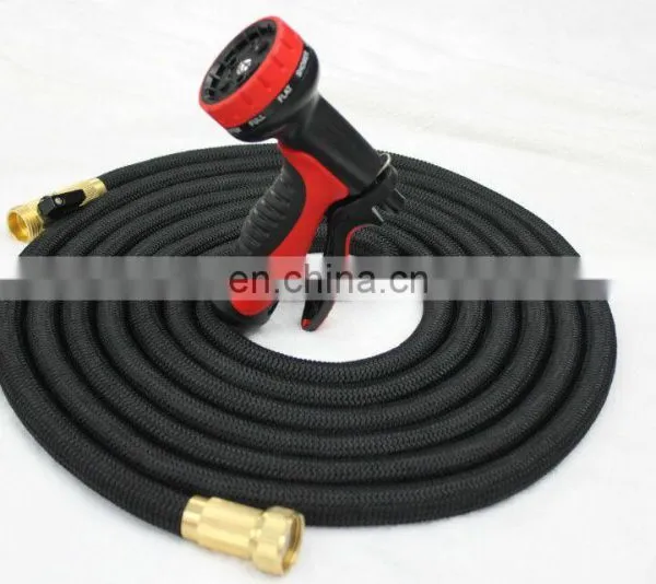 Nature Latex Expandable Garden Water Hose With Brass Metal Connectors photo-2