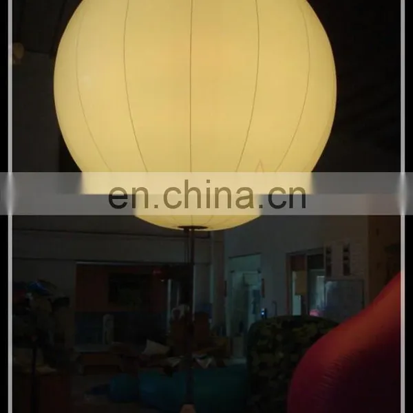 Atttactive Party Decoration Inflatable Cone With Led Light,led Mood Light Tripod Ball,waterproof Led Light Balloon photo-4