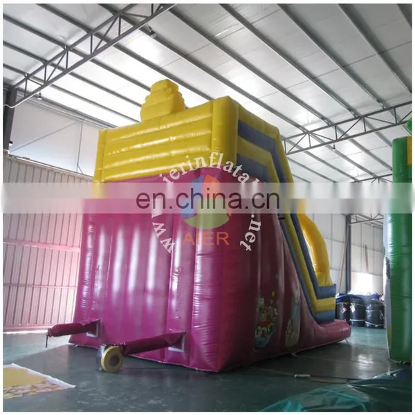 2017 Aier Guangzhou Attractive Happy Clown Inflatable Slide Inflatable Dry Slide photo-4