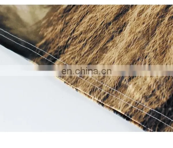 US Fashion Lion Pitcure Print High End Mens 3D T Shirt photo-4