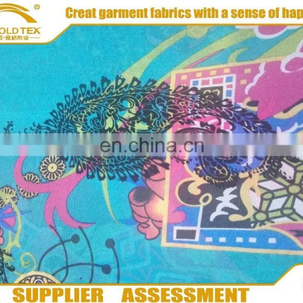 2016 Best Selling Customized Knit Polyester Chiffon Fabric For Polyester Print Crinkle Mess / Crinkle Crepe / c photo-3