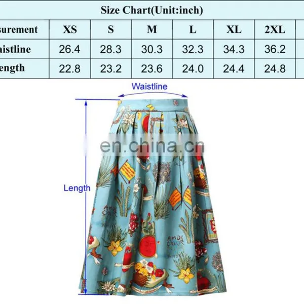 19 Colors Grace Karin Women Cotton Pinup 50S 60S Vintage Skirt Skirts CL6294-13# photo-6