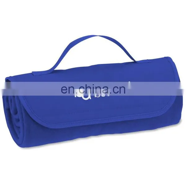 XD1031 Roll up Travel Blanket Roll up Fleece Picnic Blanket With Waterproof photo-3
