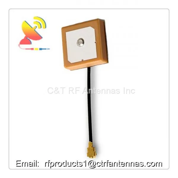 Ceramic GPS Antenna 28*28mm 1575.42mhz GLONASS Internal Antenna Dielectric active Patch Antenna