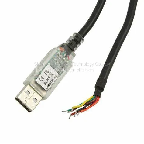 Ftdi Usb Rs485 Wire End Serial Communication Cable PVC Jacket USB2.0 to RS485 RS422 RS232 Cable photo-2