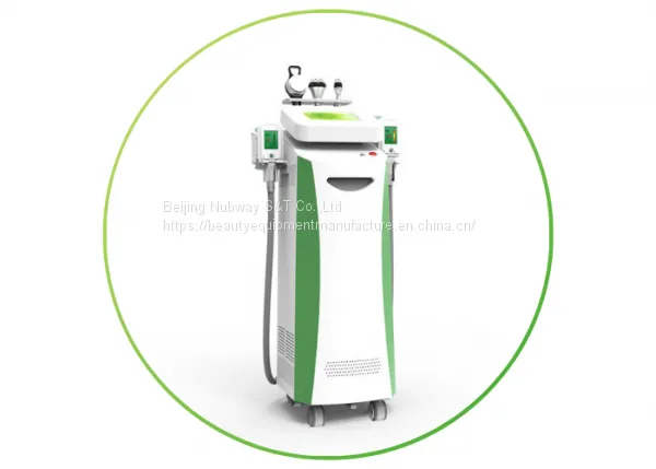 5 in 1 Cryolipolysis Slimming Machine / Equipment With Cryolipolysis,RF,Vacuum Cavitation for Whole Body Shape
