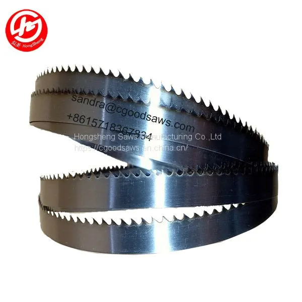 0.56*13/16/19 Meat/bone Band Saws Blade Length 1650mm for Frozen Bone Meat Cutting