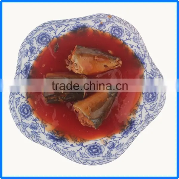Good Quality Manufacture Halal Canned Mackerel in Tomato Sauce photo-4