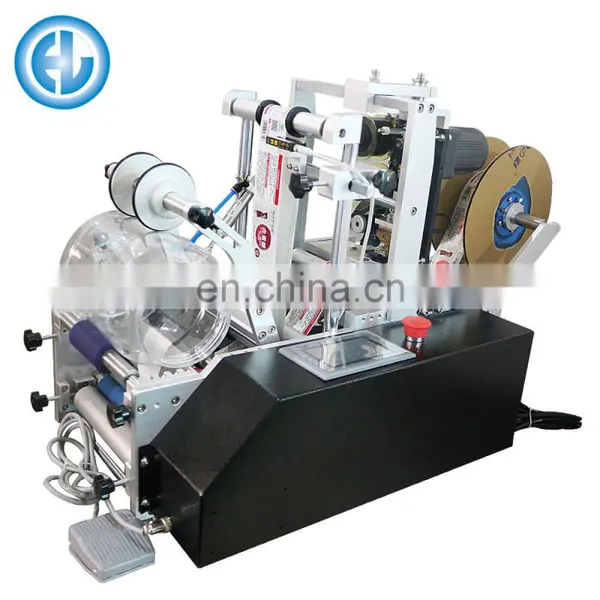 Semi Auto Labeling Machine for Round Bottles With Code Printer photo-2