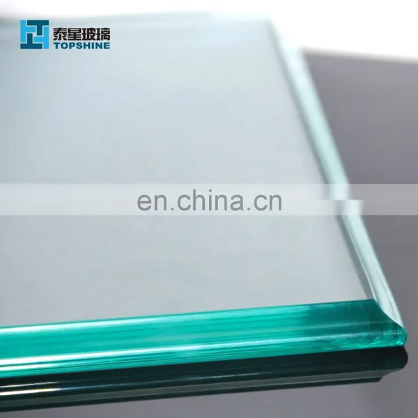 Hot Sell 10 mm Clear Beveled Glass Tempered Glass Top Price photo-3