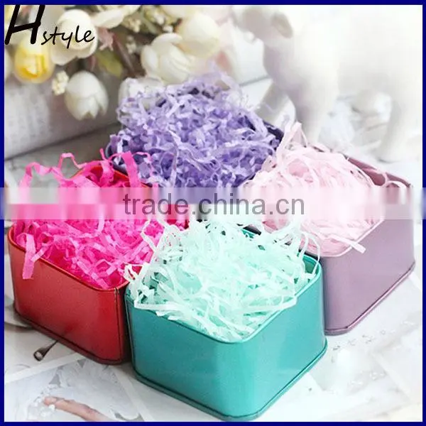 Luxury Red Shredded Tissue Hamper Paper Gifts Box Candy Packaging SD150 photo-5