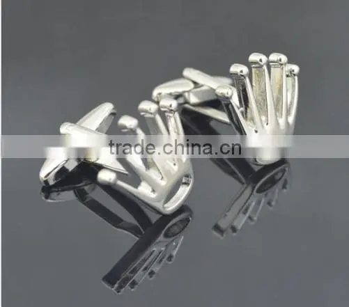 Cufflinks 1Pair Silver Design Fashion Shirt Men Party Wedding Men Gift Crown photo-6
