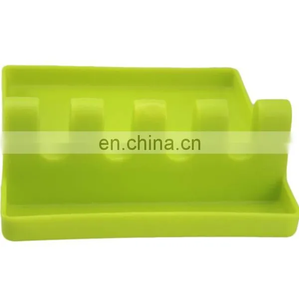 Durable Hot Selling Utensil Spatula Holder Silicone Spoon Rest photo-5
