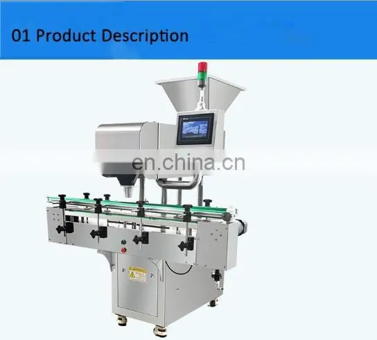 Sinoped Cost-effective Softgel Capsule Tablet Pill Automatic 8 Tunnels Counting Machine to Glass or Plastic Bottles photo-4