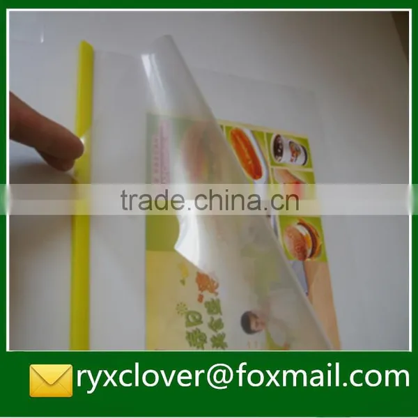 PP Plastic Transparent Clip Report Cover File Folder photo-4