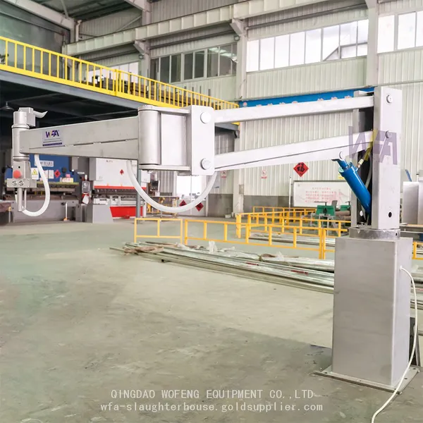 Complete Pork Abattoir Slaughter Hydraulic Carcass Mechanical Arm For Pig Killing Machine photo-3