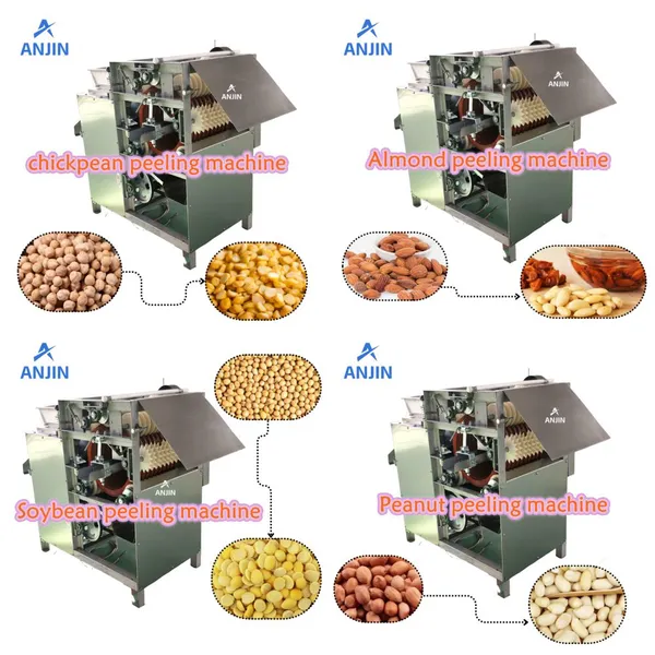 Hot Sale Automatic Wet Type Almond Red Skin Peeling Machine Peanut Peeler Nut Skin Removing Machine photo-4