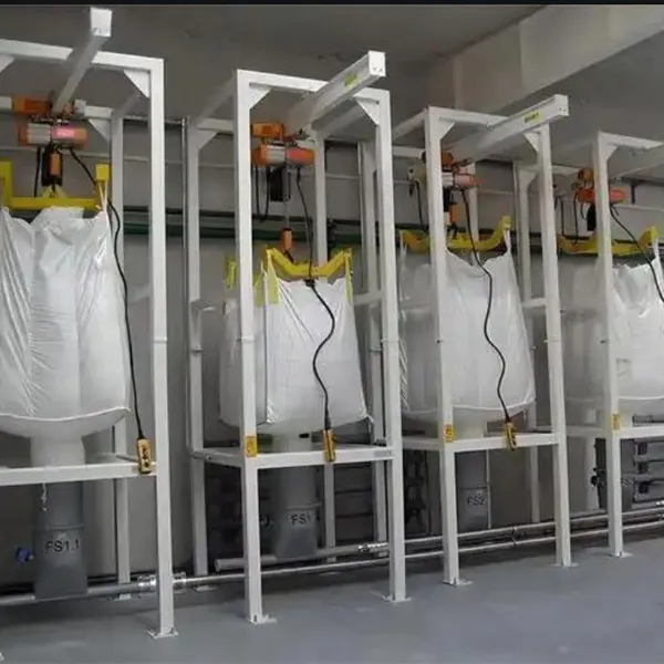 Bulk Bag Jumbo Bag Unloading System Ton Bag Unloading Machine Discharge Bulk Powder Handling Machine photo-4