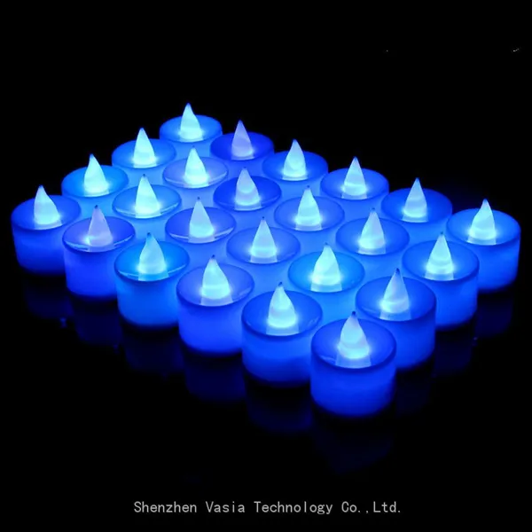 Wholesale Battery-Operated Tealight Candles, Warm White LED Flickering for Weddings & Parties photo-4