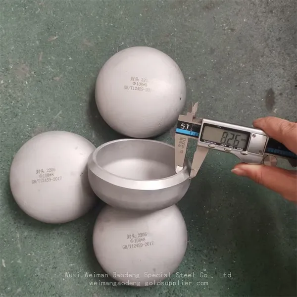 Precision Nickel Alloy Cap for Oil and Gas Industry, Size Range 1/2