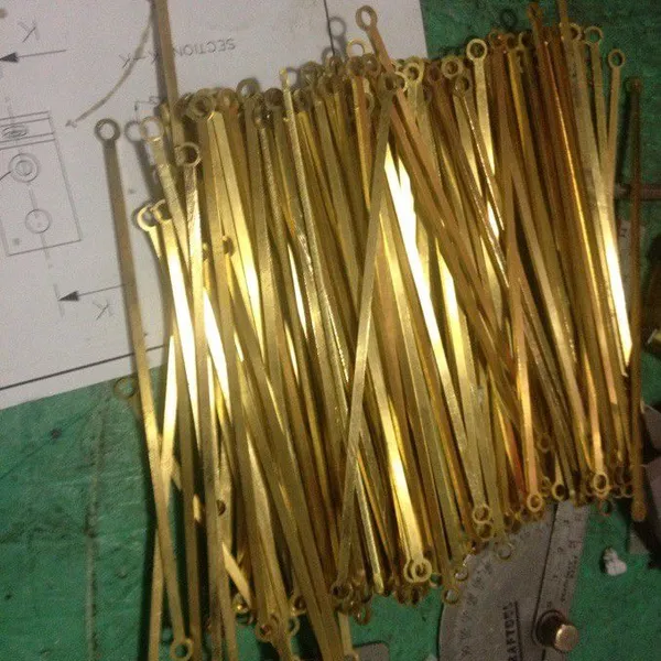 Custom Laser Cutting Bending Sheet Metal Fabrication Service Brass Strip photo-3