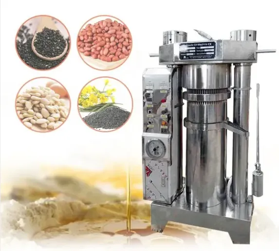 Oil Pressing Machine Tea Seed Sesame Hydraulic Press, Commercial Full-automatic Vertical Press, Sesame Oil Machine photo-2