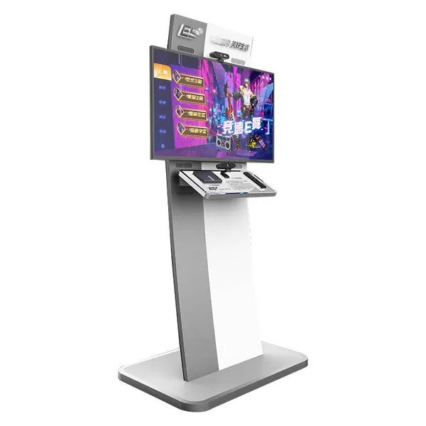 Large-screen Two-player Dancing Machine, a Large-scale Coin-operated Entertainment Device for Children's Playgrounds and Video Game Arcades, Like the Famous 