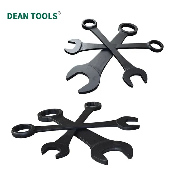 Llave inglesa combinada con transmisión lateral, 19 mm, extremo caja de trinquete de 72 dientes, acero de cromo molibdeno, capacidad de torque de 1100 Nm