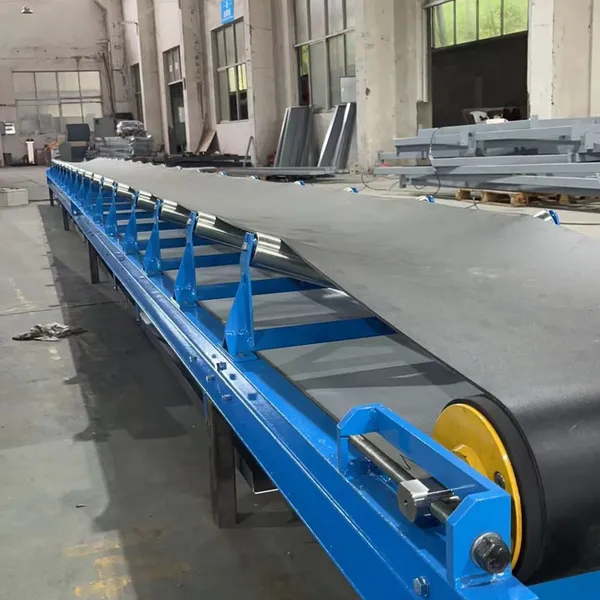 Heavy Duty Carbon Steel Frame Troughed Conveyor Custom Length photo-3