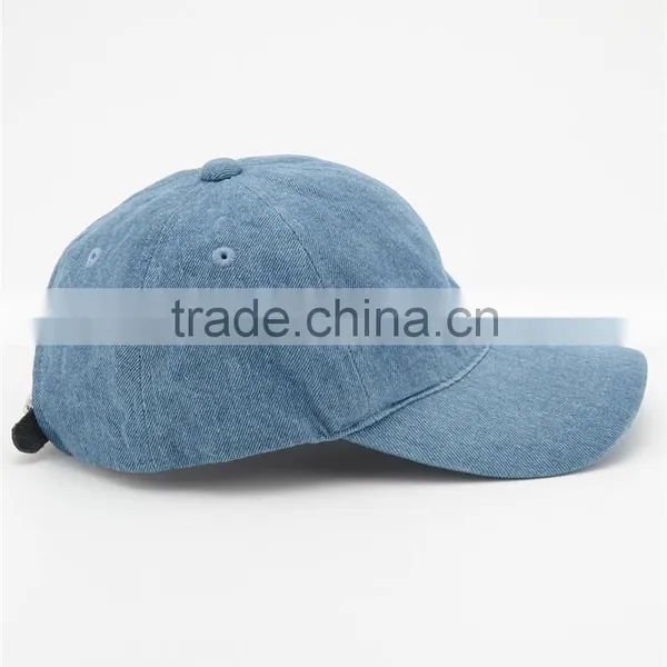 Custom 100% Denim Baseball Cap photo-4