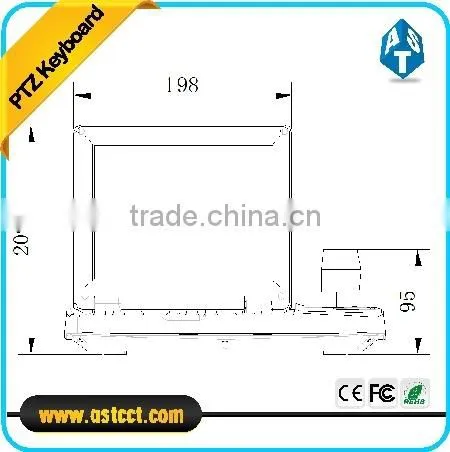 RS485 LCD Display Keyboard Controller for Cctv Ptz Camera photo-2