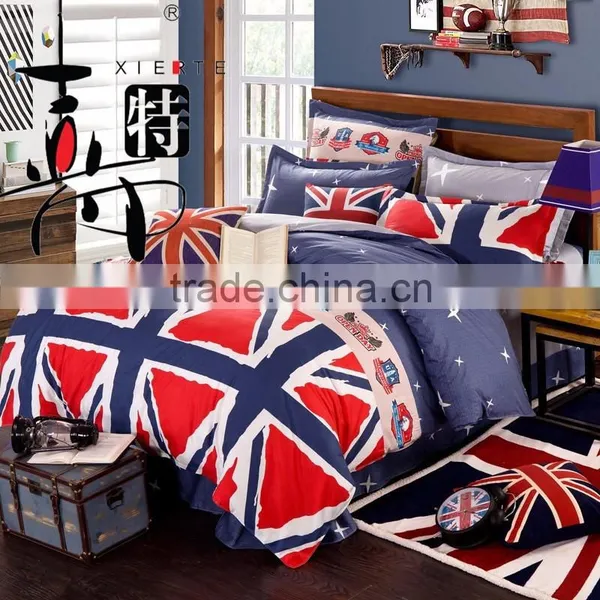 100% Cotton Reactive Printed Twill Fabric Cotton Paint Chinese Bedding Set Bedding Set photo-4