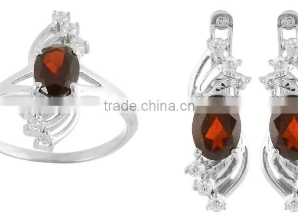 Stylish Design Ring Earring Set