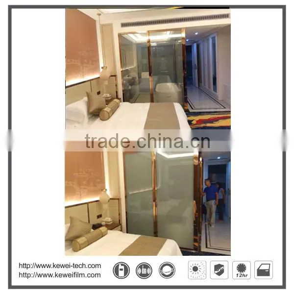 6+6mm Electrically Switchable Smart Glass for Bathroom,opaque Glass photo-3